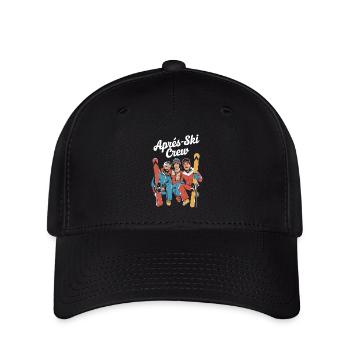 Tenue de soirée après-ski - Casquette Flexfit - noir - Devant