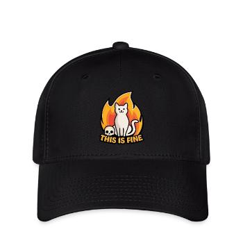 C’est très bien - Casquette Flexfit - noir - Devant