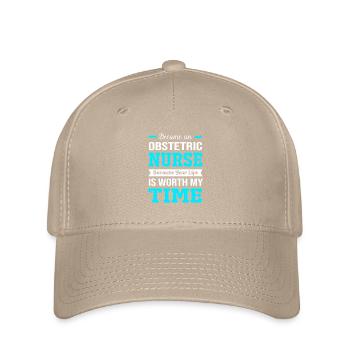Infirmière Hôpital de Grossesse - Casquette Flexfit - kaki - Devant