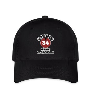 34th birthday From now on I can nag - fun - Flexfit Cap - black - Front