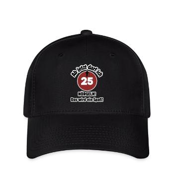 25th birthday From now on I can nag - fun - Flexfit Cap - black - Front