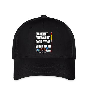 Pyro Nostalgie - Casquette Flexfit - noir - Devant