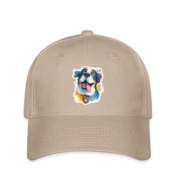 Majestic Swiss St. Bernard - Flexfit Cap - khaki - Front