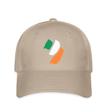 Irland Flagge  - Flexfit Cap - Khaki - Vorne