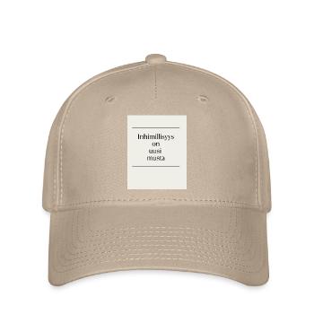 Inhimillisys is the new black - Flexfit Cap - khaki - Front
