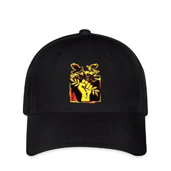 Pacifistes Paix Paix - Casquette Flexfit - noir - Devant