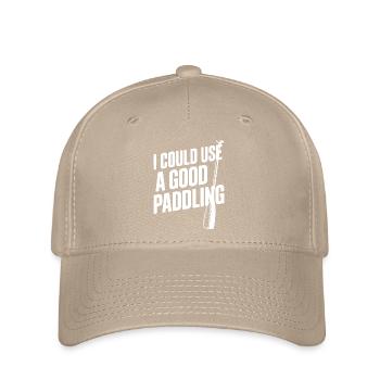 J’aurais besoin d’une bonne pagaie - Casquette Flexfit - kaki - Devant