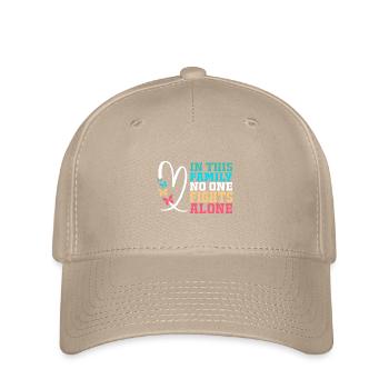 Hirnschlag Schlaganfall - Flexfit Cap - Khaki - Vorne