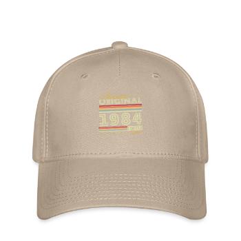 Vinatge 1984 Geburtstagsgeschenk - Flexfit Cap - Khaki - Vorne