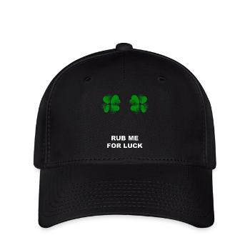 Rub me for luck - Flexfit Cap - black - Front