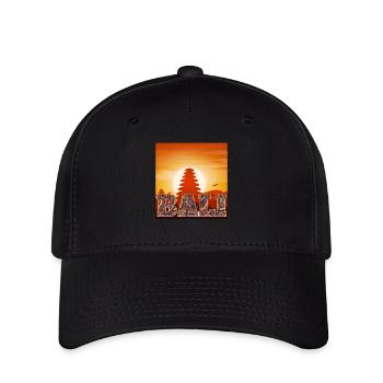 Bali - Indonésie - Casquette Flexfit - noir - Devant