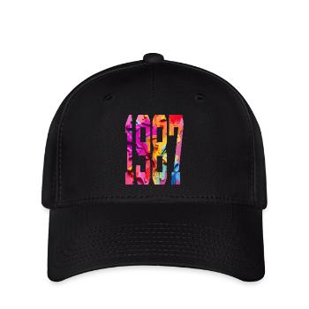 BUNT 39. GEBURTSTAG 1987 - Flexfit Cap - Schwarz - Vorne