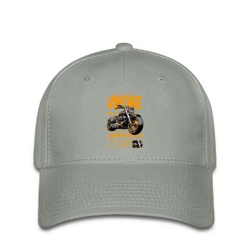 Motorrad Geburtstag Jahrgang 1956 - Flexfit Cap - Grüngrau - Vorne