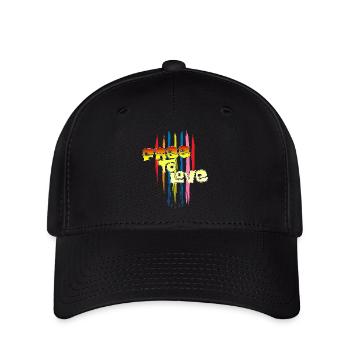 Free To Love - Flexfit Cap - black - Front