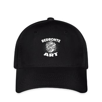 Endangered species - Internal combustion engine car design - Flexfit Cap - black - Front