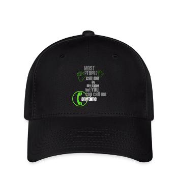 You can call me anytime - Flexfit Cap - black - Front