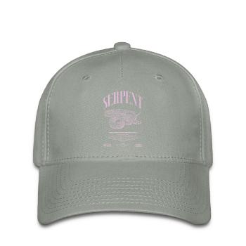 Gardien de reptiles python réticulé Streetwear - Casquette Flexfit - gris vert - Devant