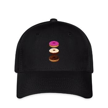 Donuts - Casquette Flexfit - noir - Devant