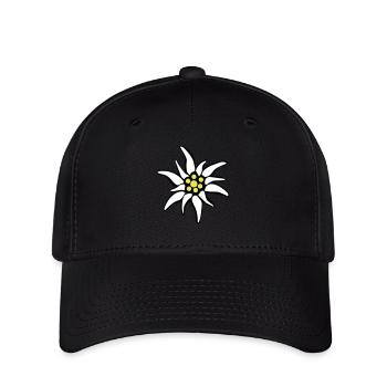 edelweiss - Flexfit Cap - Schwarz - Vorne