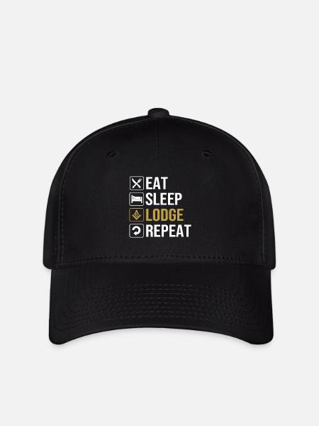 Freimaurer Illuminati - Flexfit Cap - Schwarz