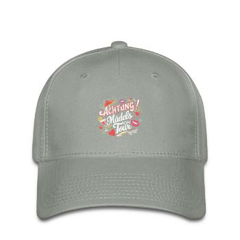 Mädels on Tour Achtung Frauen auf Tour - Flexfit Cap - Grüngrau - Vorne