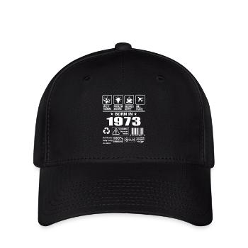 Born In 1973 - Flexfit Cap - black - Front