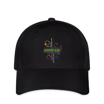 Sauvignon Blanc - Flexfit Cap - Schwarz - Vorne
