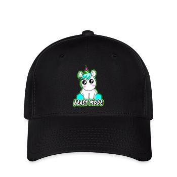 Beast mode - Flexfit Cap - Schwarz - Vorne