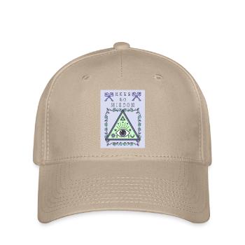 Drittes Auge, das alles sehende Auge, okkult - Flexfit Cap - Khaki - Vorne