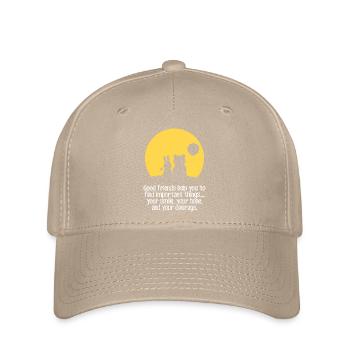 Lächeln, Hoffnung, Mut - Flexfit Cap - Khaki - Vorne