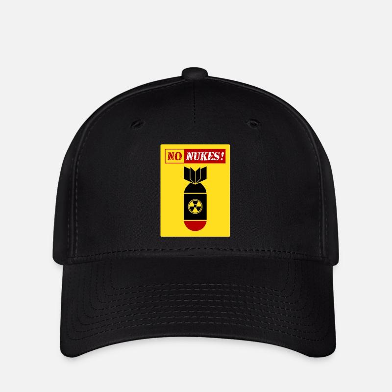 ANTI-ATOMWAFFEN | KEINE ATOMWAFFENBEWEGUNG - Flexfit Cap - Schwarz