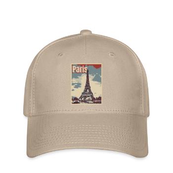 Paris Ville de l’amour - Casquette Flexfit - kaki - Devant