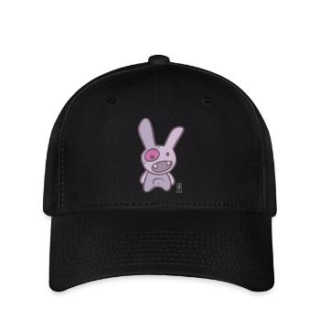 « lapin » - Petit MONSTRE (lapin) - Casquette Flexfit - noir - Devant