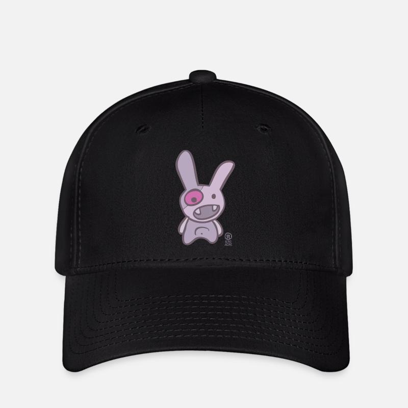 « lapin » - Petit MONSTRE (lapin) - Casquette Flexfit - noir