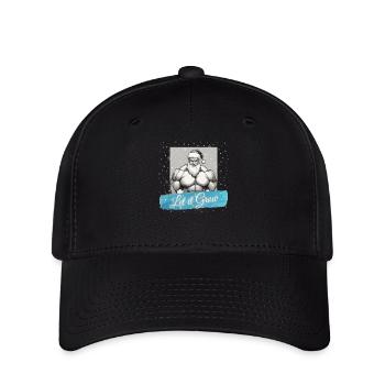 Let it Grow - Flexfit Cap - Schwarz - Vorne