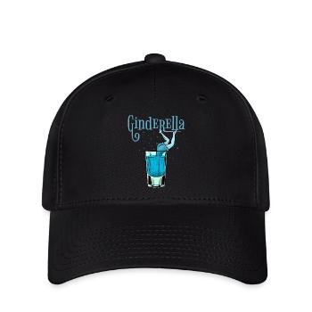 Ginderella Gin Liqueur Tonic Boozing JGA - Flexfit Cap - black - Front
