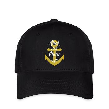 Ahoy la mer vous appelle - Casquette Flexfit - noir - Devant