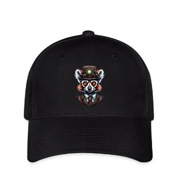 Lémurien - Casquette Flexfit - noir - Devant