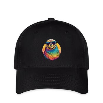 Sea Lion - Flexfit Cap - black - Front