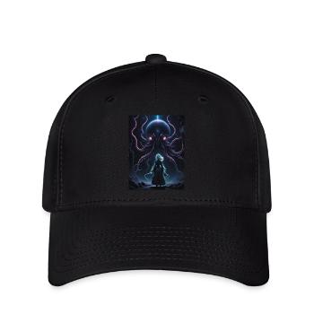 kraken du cosmos - Casquette Flexfit - noir - Devant