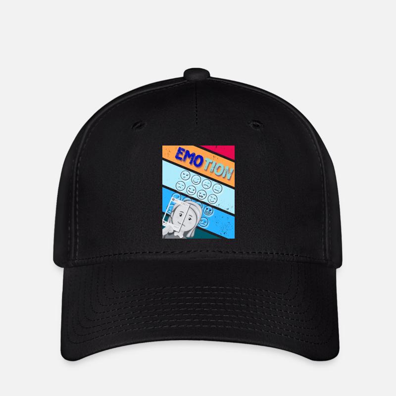 EMOtion Emotions - Flexfit Cap - black