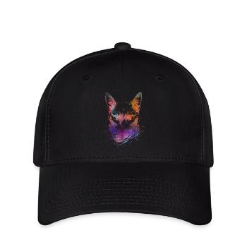 Colorful Cats - Flexfit Cap - black - Front