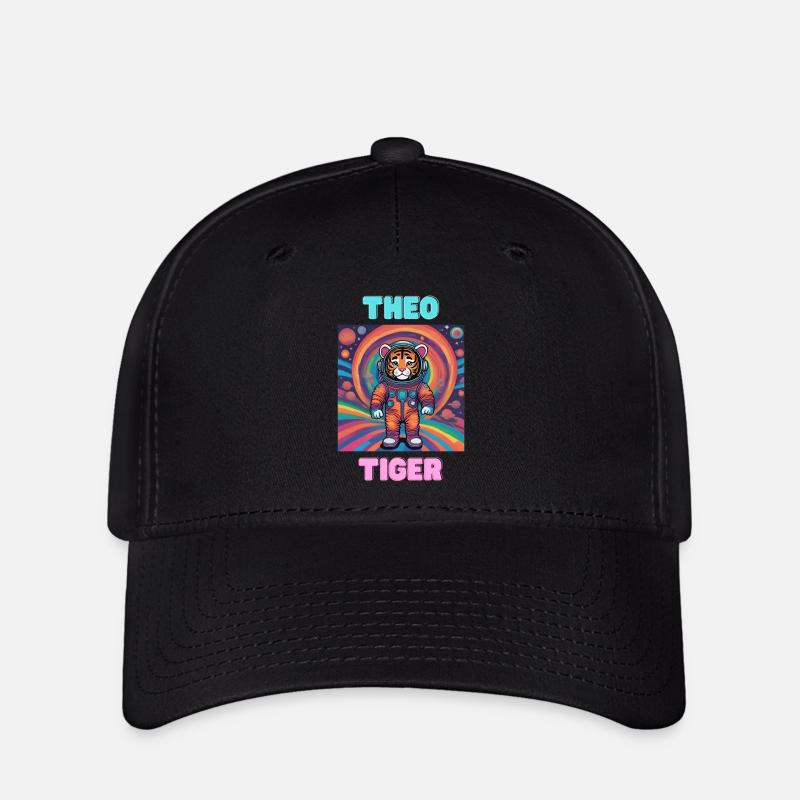 Théo Tigre - Casquette Flexfit - noir
