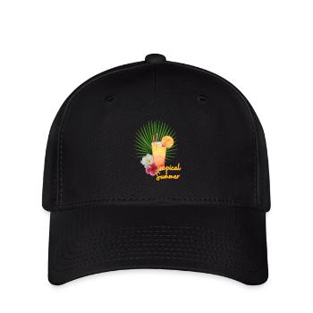 Tropical Summer - Flexfit Cap - Schwarz - Vorne