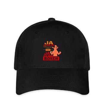 Vater Tochter Witzig Spruch Männer Boxen Geschenk - Flexfit Cap - Schwarz - Vorne
