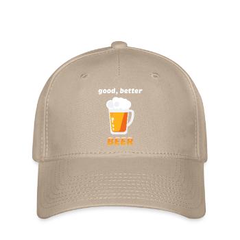 Bouteille de bière Mug Booze Enterrement de vie de garçon 7 - Casquette Flexfit - kaki - Devant