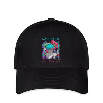 Rave Festival Minimal - Casquette Flexfit - noir - Devant