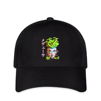 Medusa Punk - Flexfit Cap - Schwarz - Vorne