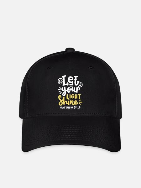 Bibelvers Christlich - Flexfit Cap - Schwarz
