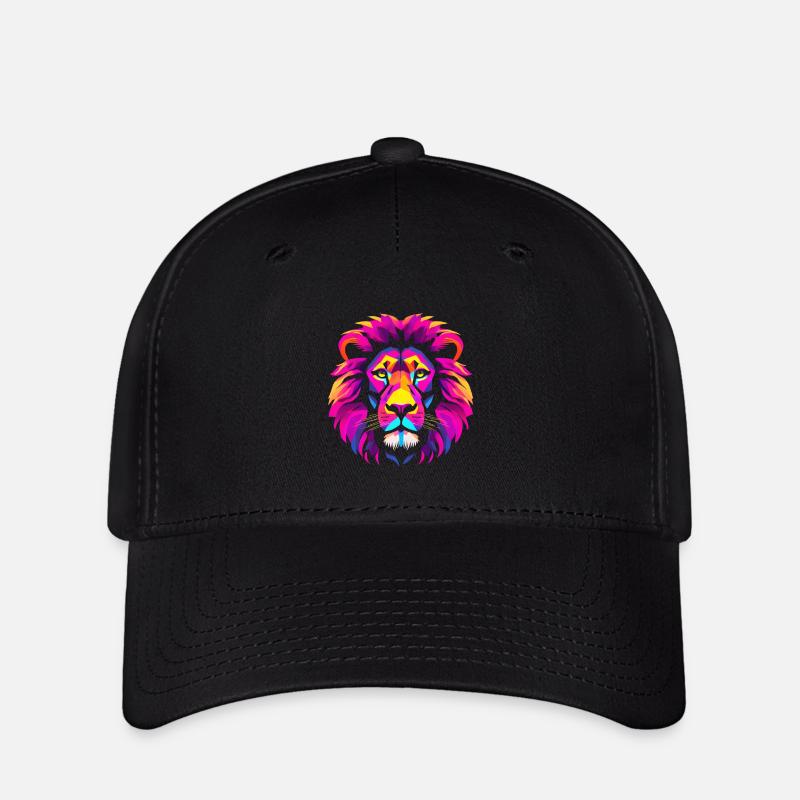 Lion - Flexfit Cap - black